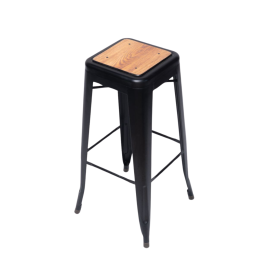 High Chair Perque wood seat